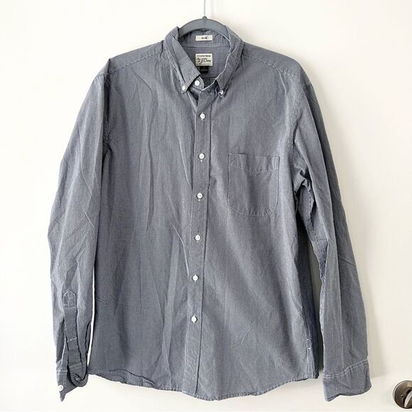 J. Crew Men's Slim 100% Cotton Button Down Shirt - Picture 1 of 3